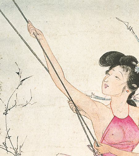 牟平-胡也佛的仕女画和最知名的金瓶梅秘戏图